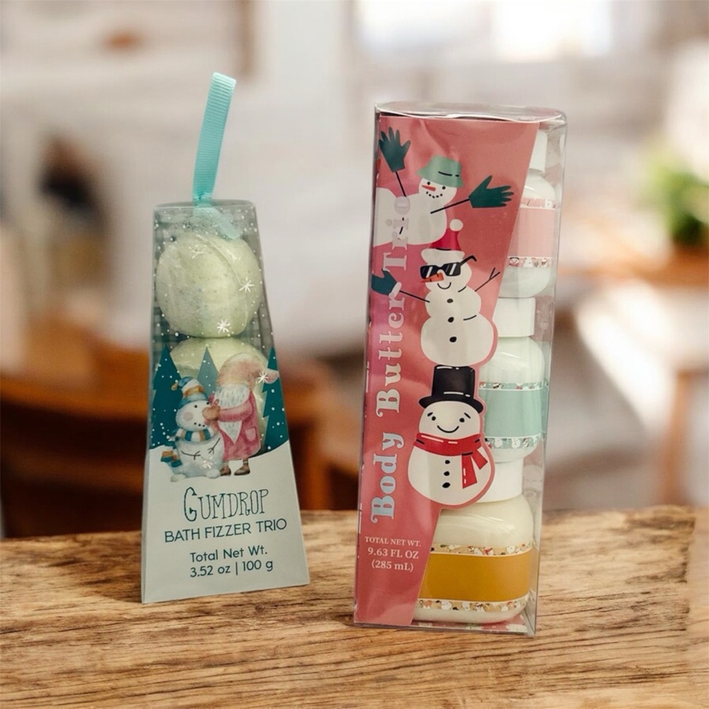 New Bath Fizz Trio & Body Butter Set